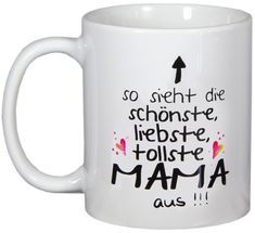 MoonWorks Geschenk-Tasse Weltbeste Mama Geschenk f/ür Mutter Muttertag Tasse mit Blumen und Innenfarbe Bordeauxrot Unisize