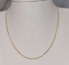14K Yellow Gold Milagrosa Charm Pendant with 1.7mm Flat Open Wheat Chain Necklace
