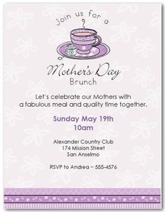 mother s day program template