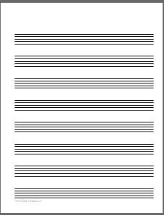 large manuscript paper
