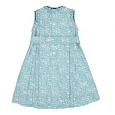 Baby Girls Traditional Romany Style Smocked Dress Pants /& Headband Outfit S19