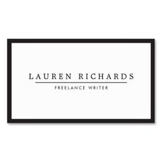 265 Best Business Cards For Networking Personal Use Images Carte Clic Black And White Customizable Business Card Template For Writers Or Authors