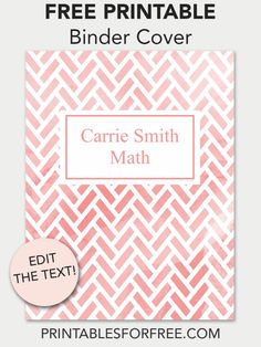 black chevron printable binder cover free binder covers templates