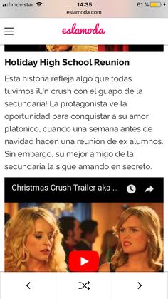 53 best libros y peliculas images on pinterest in 2018 christmas crush trailer