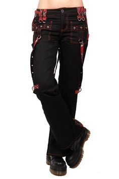 Child Edgy Goth Crescent Moon Unisex 2-6T Autumn Winter Cotton Casual Trousers