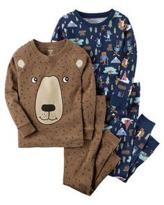 Bernard Sleep /& Play Carters Baby Boys Zip Up St