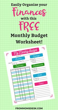 free monthly budget template cute design in excel budgeting tips