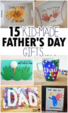 238 Best Father S Day Images On Pinterest In 2018 Fathers 15 Kid Made Father S Day Crafts
