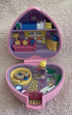 Vintage Bluebird Polly Pocket 1993 Precious Puppies POLLY REPLACEMENT DOLL ONLY