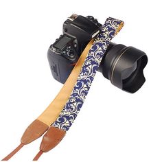 CLOVER Retro Vintage Multi-Color Stripe Universal Soft Neck Shoulder Strap for Canon Fuji Nikon Olympus Panasonic Pentax Sony DSLR SLR Camcorder Mirrorless Cameras