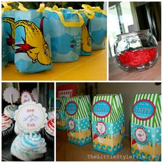 Party Favors 30 Dr Labels Seuss Nugget Wraps