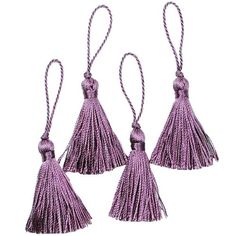 Expo Mini Fiber Tassel 4-Pack Brown//Cinnamon