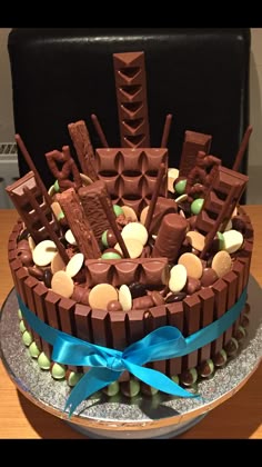 Chocolate Sweets Covered Cake Chocolate Sweets Covered Cake