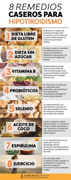 Alimentos adecuados para hipotiroidismo subclinico