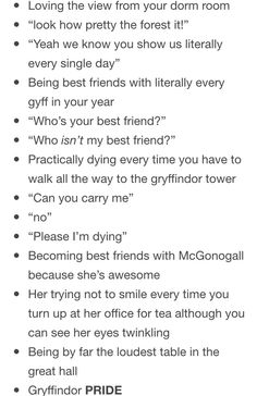 Being A Gryffindor Would Include Part 2