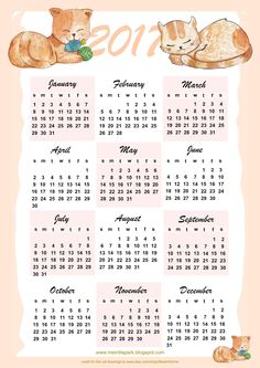 2017 calendar printable one page calendars pinterest free
