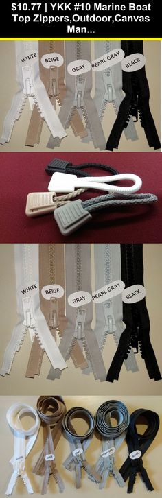 #8 or #10 #5 Long Sliders // Stoppers YKK CF Coil Zipper Chain Tape #3 #4.5