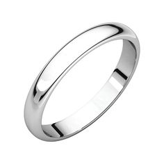 14KY 3mm LTW Flat Band Size 4.5 Size 4.5 Length Width 3