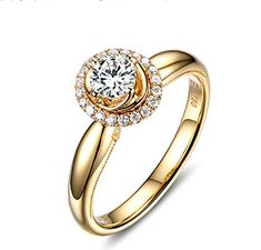 Daesar Sterling Silver Rings Wedding Bands for Women Heart White Size 5