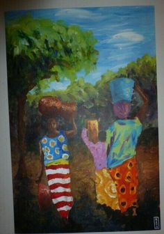 21/" X 17/" HAND SIGNED IVAN ANDERSON GIRL AND BOY WALKING LITHOGRAPH PRINT