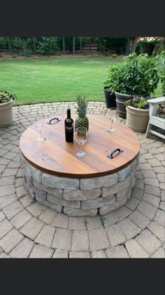 Outdoor Fire Pit Designs, Backyard Patio Designs, Backyard Oasis, Backyard Ideas On A Budget, Outdoor Fire Pit Area, Sloped Backyard Landscaping