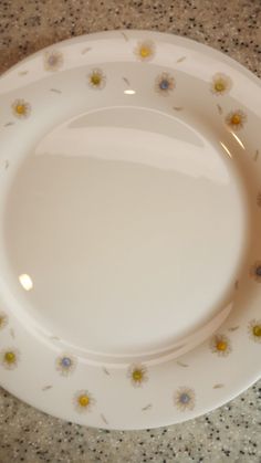 8 vintage Arcopal French milk glass floral side plates like pyrex ... 8 vintage Arcopal French milk glass floral side plates like pyrex ...