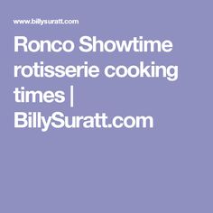 ronco showtime rotisserie cooking times billysuratt com ronco rotisserie cooking time chart