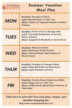 25 best vacation meal planning images on pinterest lobsters
