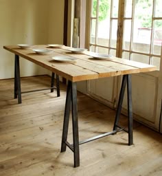 11 Best Saw Horse Desk Images On Pinterest In 2018 Bedrooms I Think My Hubby Should Make One Of These For Our Deck Wood Desk