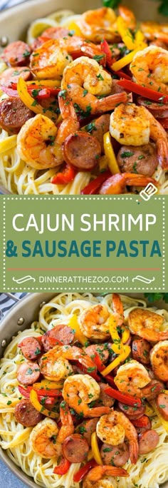 Cajun Shrimp and Sausage Pasta Recipe