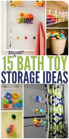 Bath Toy Organization Ideas For Kids Pinterest 15 Ways To Bath Toyagically Declutter Your Bathroom