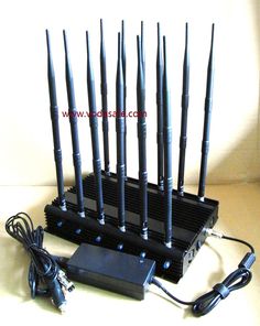 Buy gps jammer , Powerful 4 Bands GSM CDMA DCS 3G Mobile Phone Jammer With 50 Meters Radius