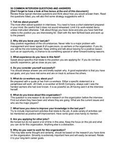 50 common interview questions and answers interview tips personality interview questions answers