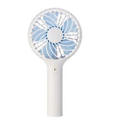 Sala-Deco USB Gadgets Handheld USB Fan Cooler 3 Speed Mini Fan 2000mAh Rechargeable Handy Small Desk Desktop USB Cooling Fan