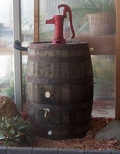 176 Best Vintage Water Pumps Images On Pinterest In 2018 Old Love The Pump On Top Convince For Washing Hands Old Water Pumps Rain Barrels