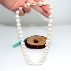 Natural White Round Pearl Circle Women Girl Bracelet 925 Sterling Silver 6Grape