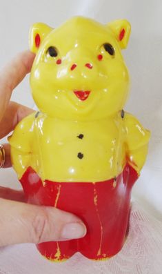 Vintage Plastic Toy Tiger Figure Hong Kong Esso Carnival Prize 1960s Nos New