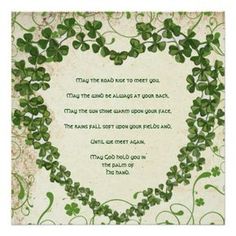 Irish Blessing art and calligraphy May the road rise up framed and matted picture for House Warming Patrick/'s Day St