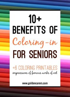The Benefits Of Coloring In For Elderly
