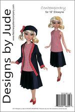 Roaring Twenties Flapper Doll Clothes Sewing Pattern 16/" Deja Vu Dolls Tonner