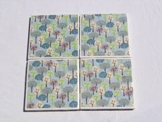 Decorative Tile Coasters Magnificent 4 Tile Coasters In Vintage Abroad Themefromdirttodiamonds Inspiration Decorative Tile Coasters Amazing 4 Tile Coasters In Vintage Abroad Themefromdirttodiamonds Design Decoration