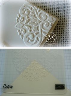 NEW Climbing Metal Bud emboss Border lace Stencil Vine flower