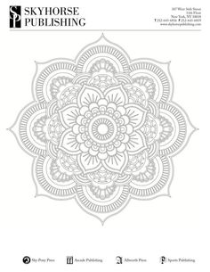 Grab Five Free Printable Adult Coloring Pages From Skyhorse Books