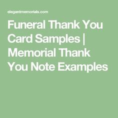 64 best funeral thank you cards images on pinterest in 2018