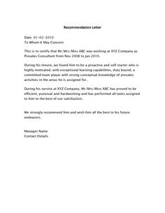resultado de imagen para modelo de carta recomendacion personal ejemplos de una carta de recomendacion personal