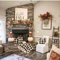 Autumn Decorating, Farmhouse Fall Decor, Farmhouse Fall, Farmhouse Decor, Fall Home Decor, Fall Fireplace