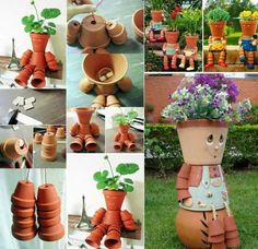 70 besten Tontopf Figuren Bilder auf Pinterest in 2018 | Garden Art ... 70 besten Tontopf Figuren Bilder auf Pinterest in 2018 | Garden Art ...