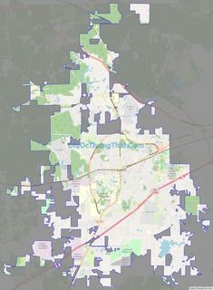 Road map of Auburn Hills Hill - 03d5b83af6efdde2557b7ed3a65c49df