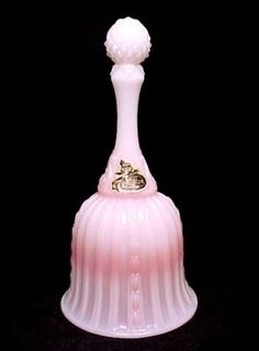 Fenton Art Glass images | fenton, glass Pale Pink vanity set made by Fenton
