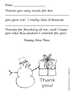 thank you note format for kids dabbled download printable